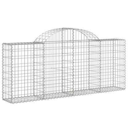 Arched Gabion Baskets Galvanised Iron