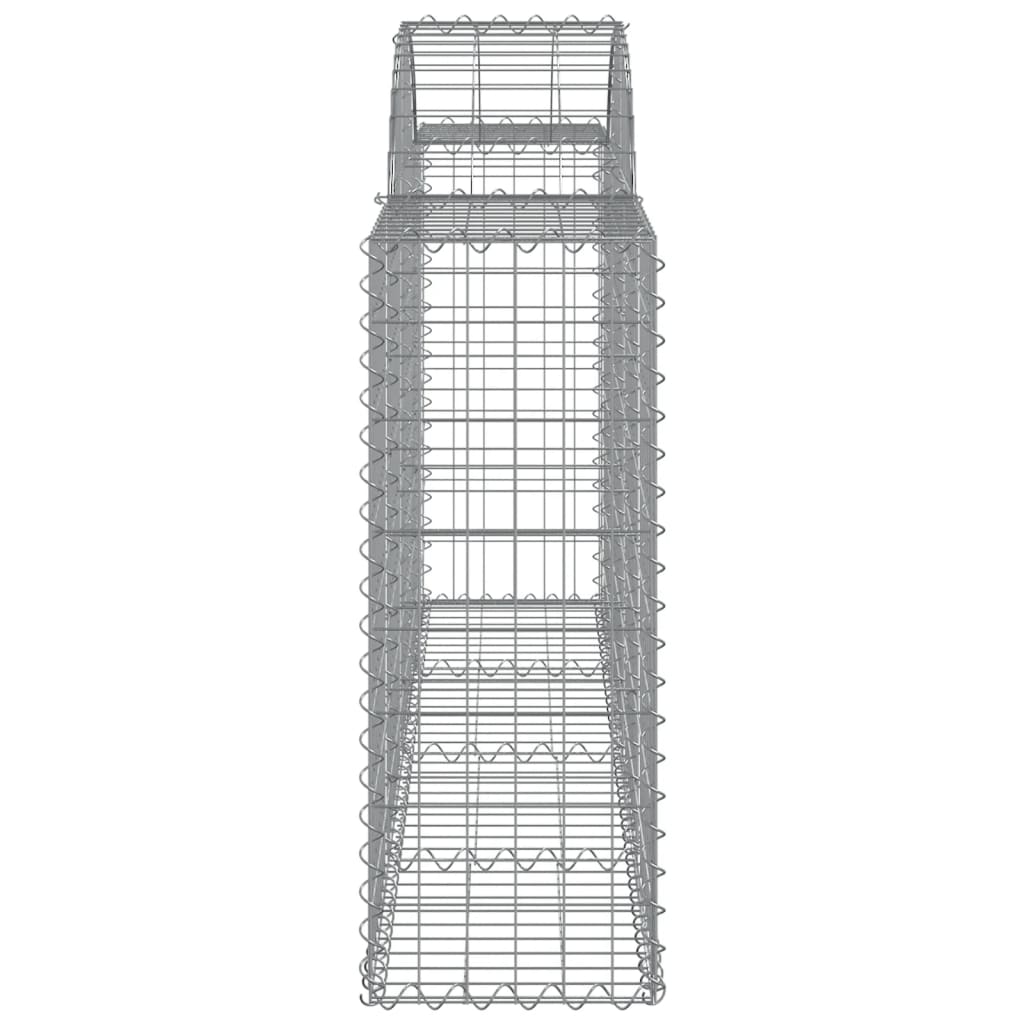 Arched Gabion Baskets Galvanised Iron