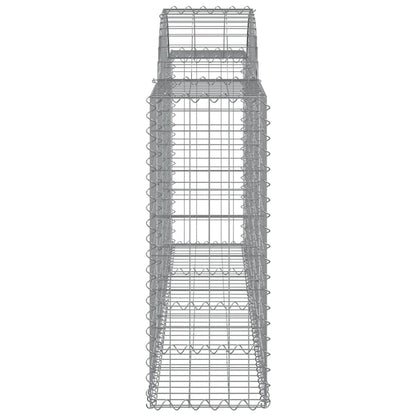 Arched Gabion Baskets Galvanised Iron