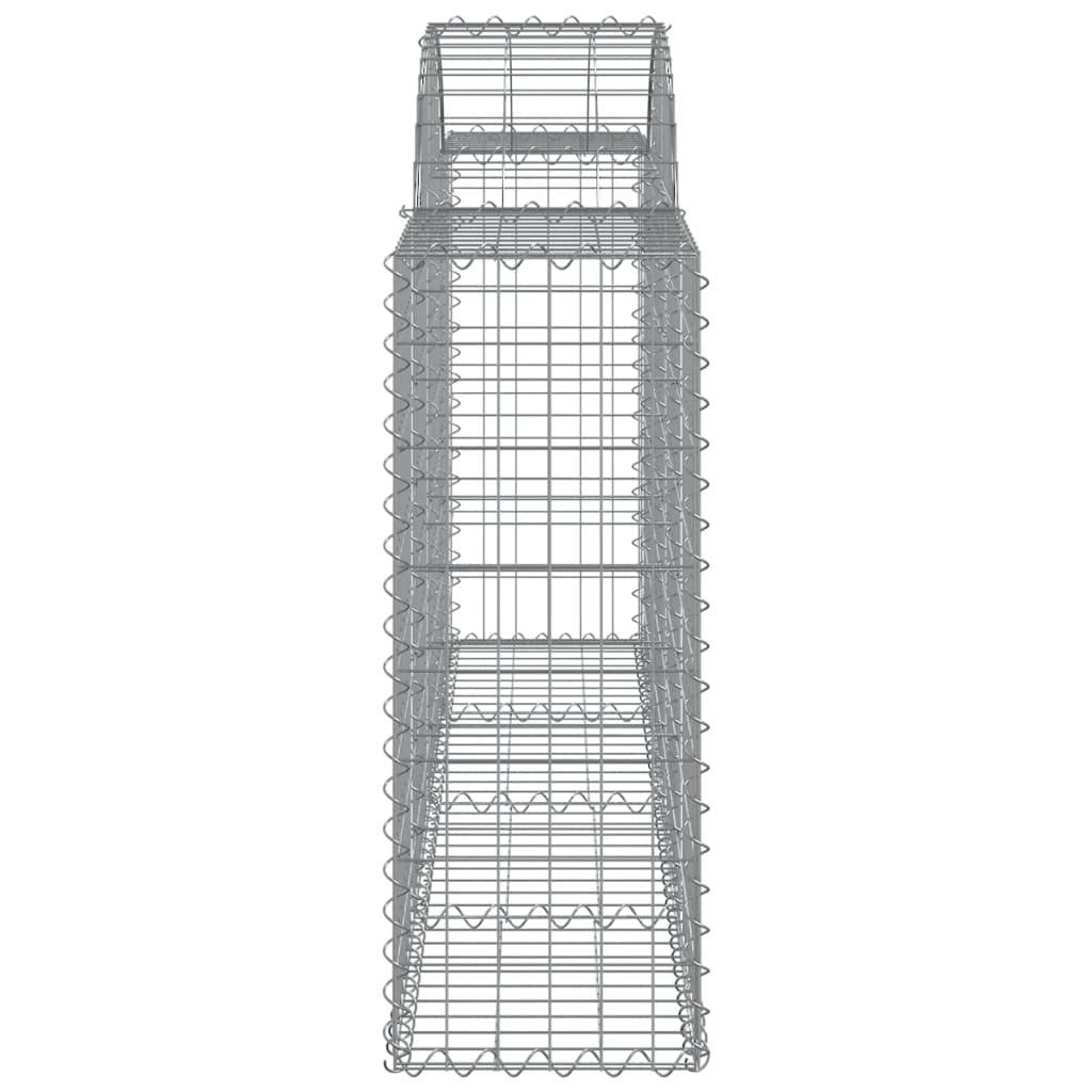 Arched Gabion Baskets Galvanised Iron