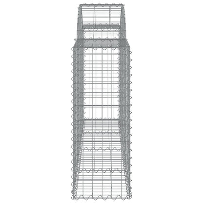 Arched Gabion Baskets Galvanised Iron