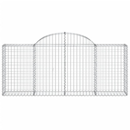 Arched Gabion Baskets Galvanised Iron