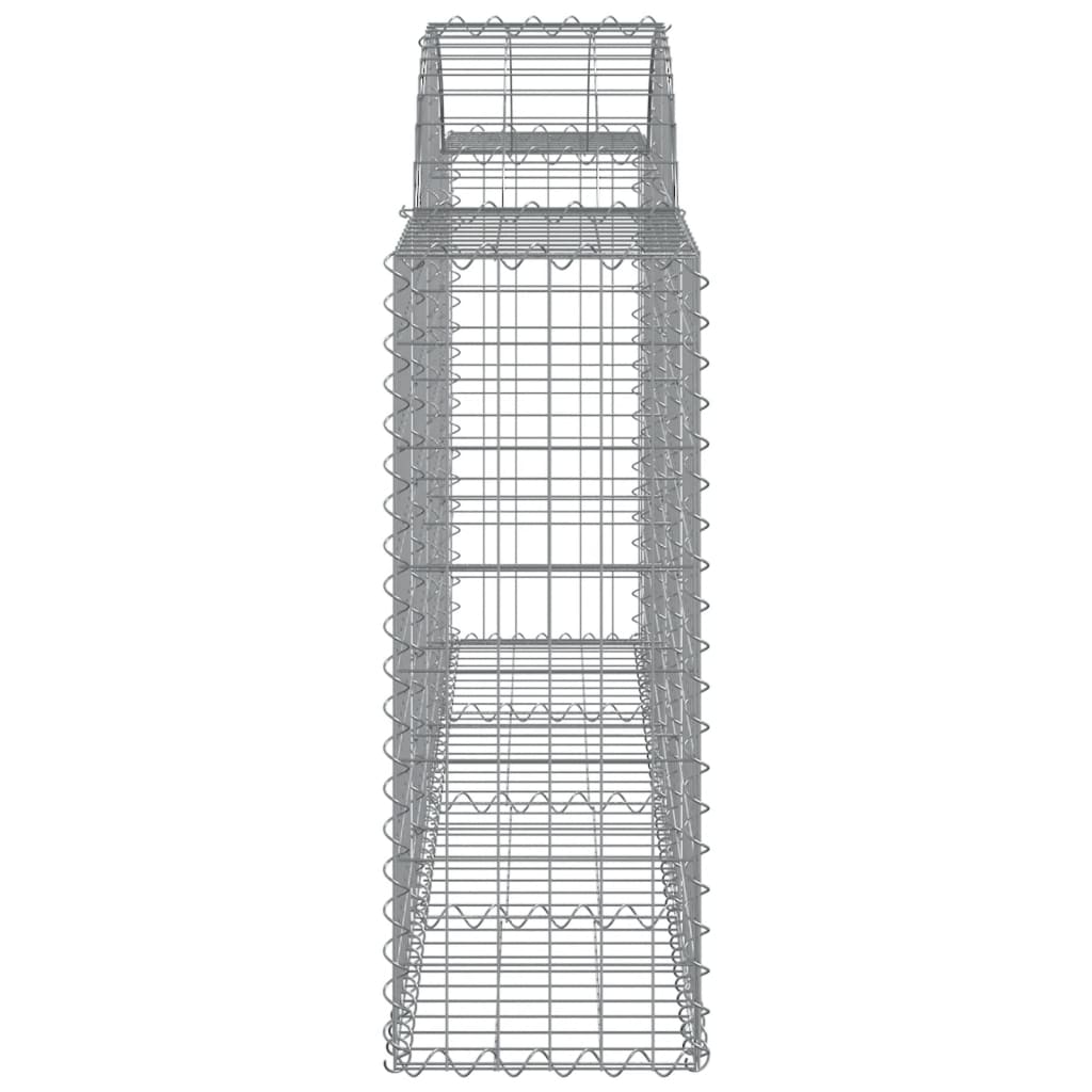Arched Gabion Baskets Galvanised Iron