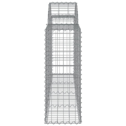 Arched Gabion Baskets Galvanised Iron