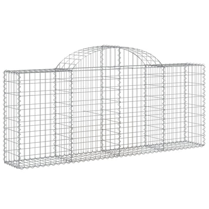 Arched Gabion Baskets Galvanised Iron