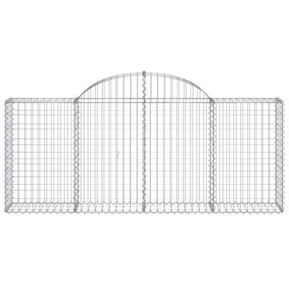 Arched Gabion Baskets Galvanised Iron