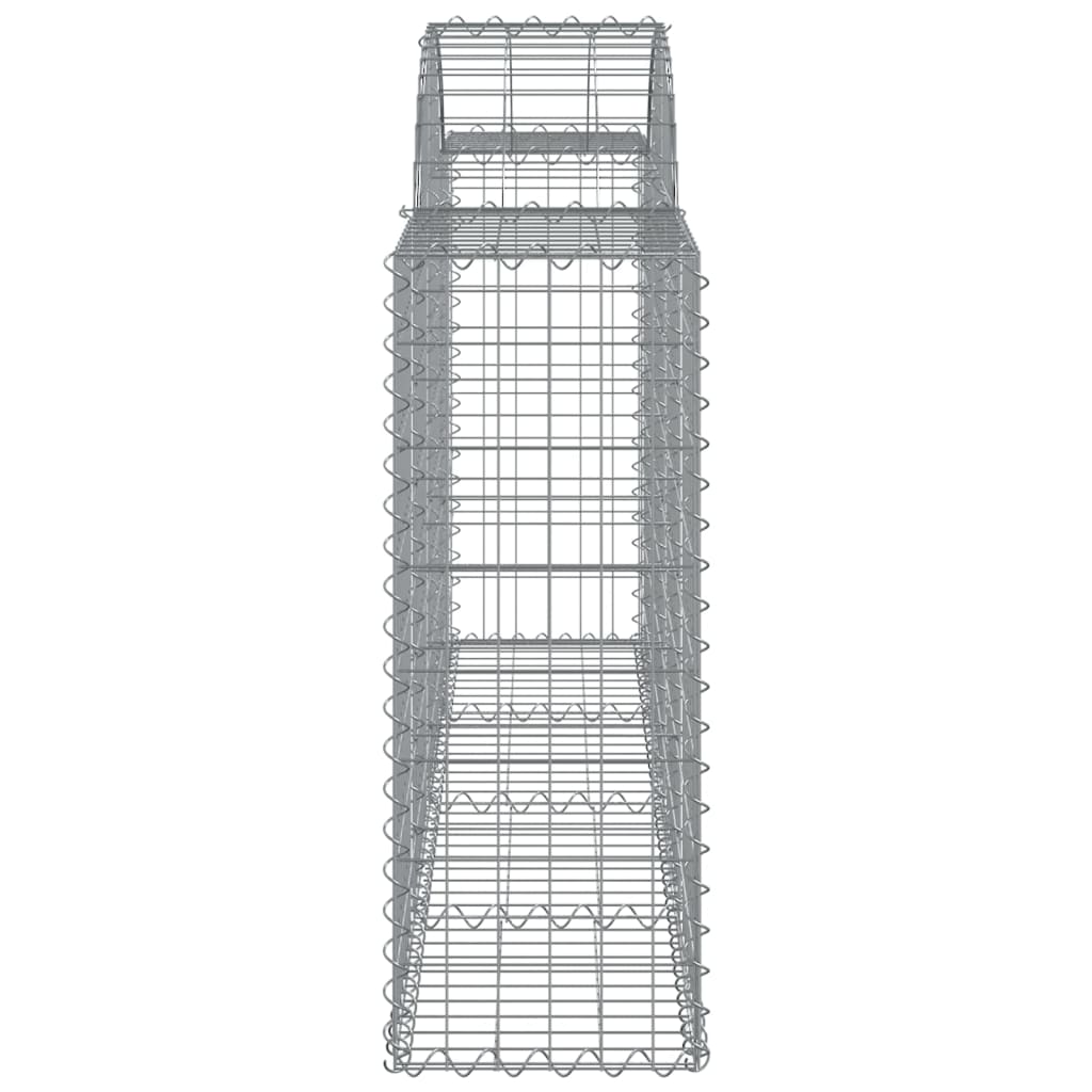 Arched Gabion Baskets Galvanised Iron