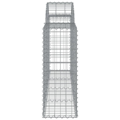 Arched Gabion Baskets Galvanised Iron