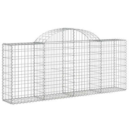 Arched Gabion Baskets Galvanised Iron