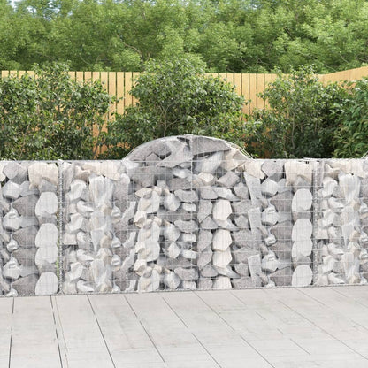 Arched Gabion Baskets Galvanised Iron