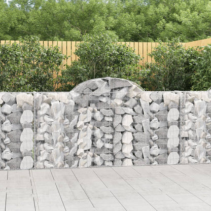 Arched Gabion Baskets Galvanised Iron