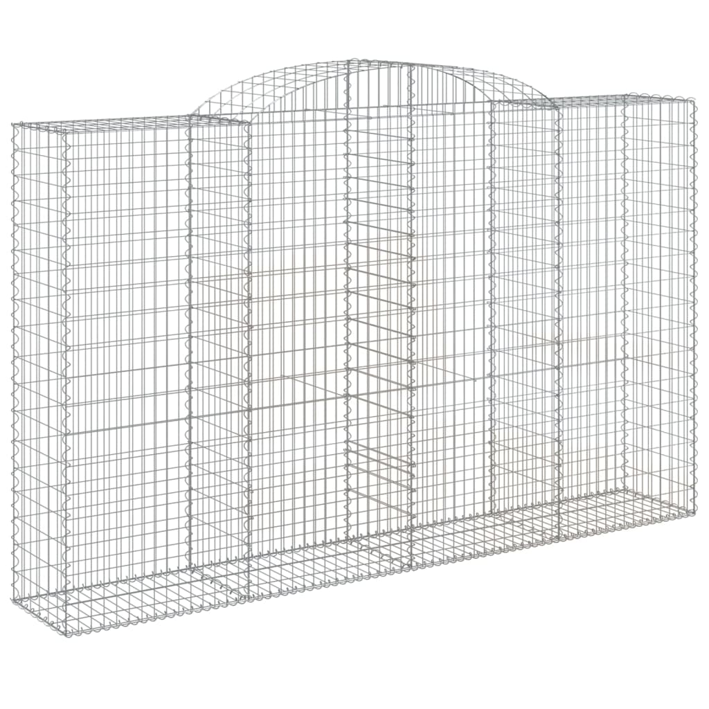Arched Gabion Baskets Galvanised Iron
