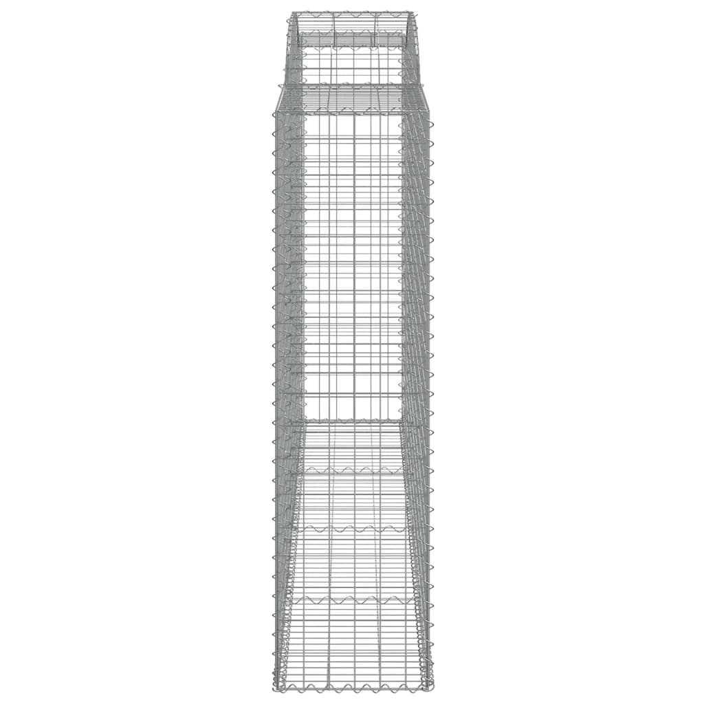 Arched Gabion Baskets Galvanised Iron