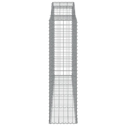 Arched Gabion Baskets Galvanised Iron