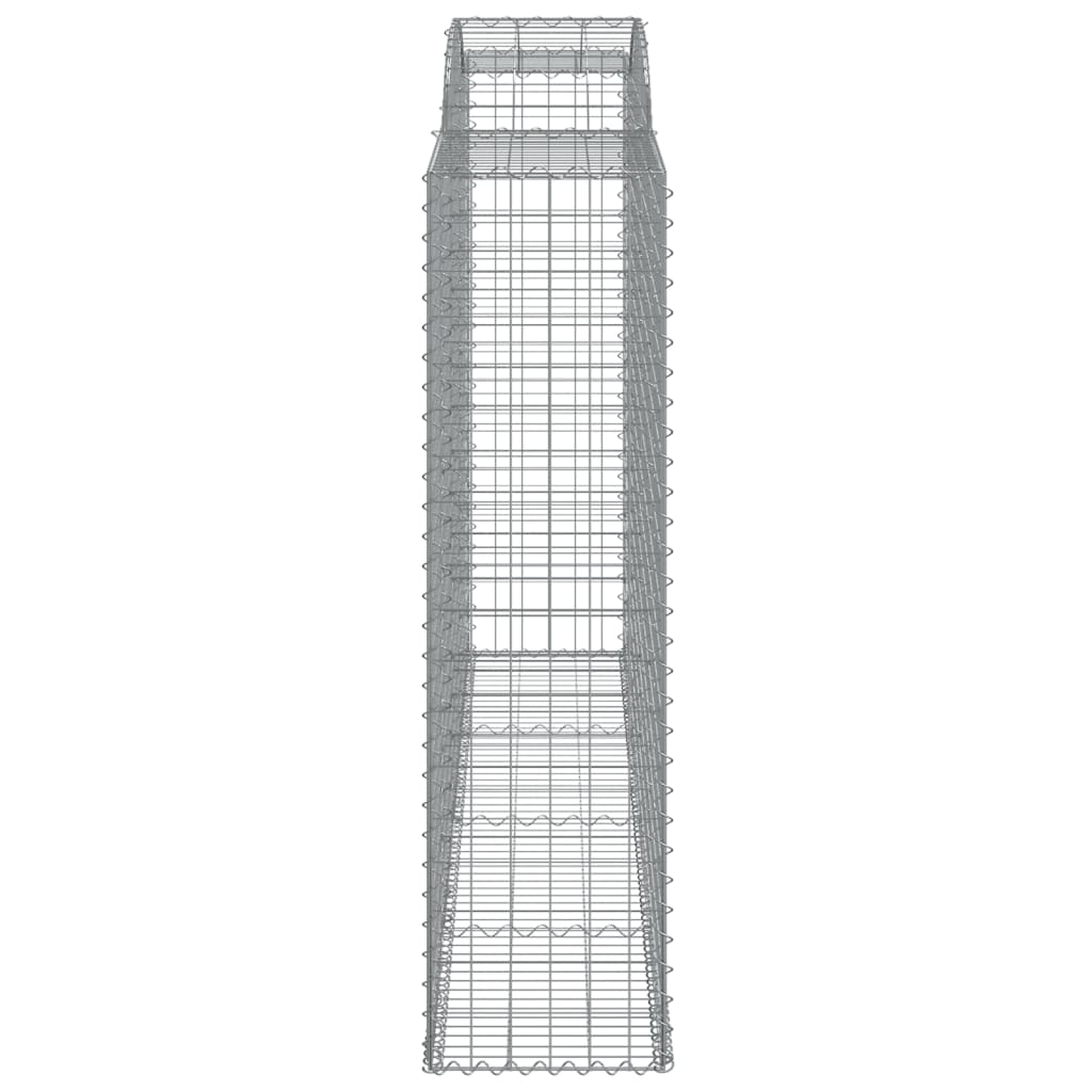 Arched Gabion Baskets Galvanised Iron