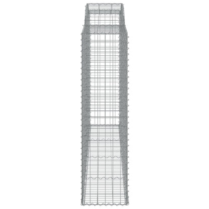 Arched Gabion Baskets Galvanised Iron