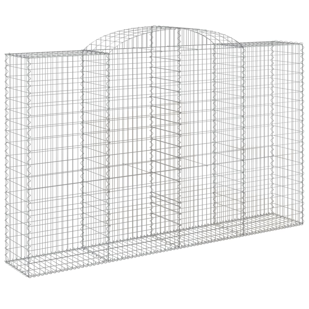 Arched Gabion Baskets Galvanised Iron