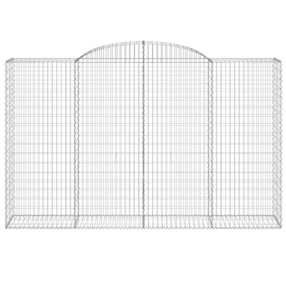 Arched Gabion Baskets Galvanised Iron