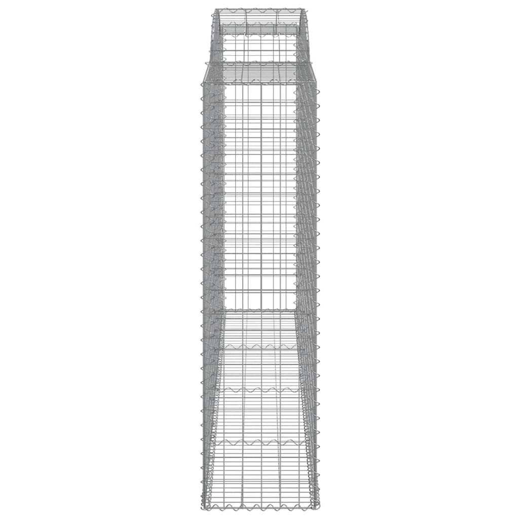 Arched Gabion Baskets Galvanised Iron 5 pcs 300 x 30 x 40/60 cm – 300 x 50 x 220/240 cm 300 x 50 x 180/200 cm