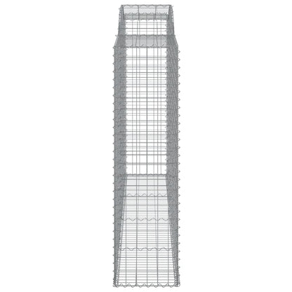 Arched Gabion Baskets Galvanised Iron 5 pcs 300 x 30 x 40/60 cm – 300 x 50 x 220/240 cm 300 x 50 x 180/200 cm