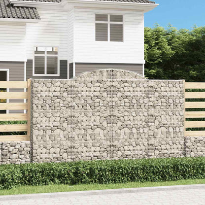 Arched Gabion Baskets Galvanised Iron 15 pcs 300 x 30 x 40/60 cm – 300 x 50 x 220/240 cm 300 x 50 x 180/200 cm