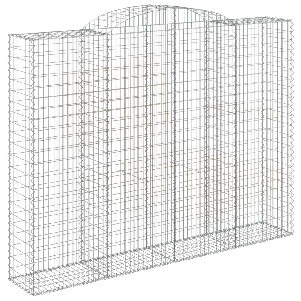 Arched Gabion Baskets Galvanised Iron