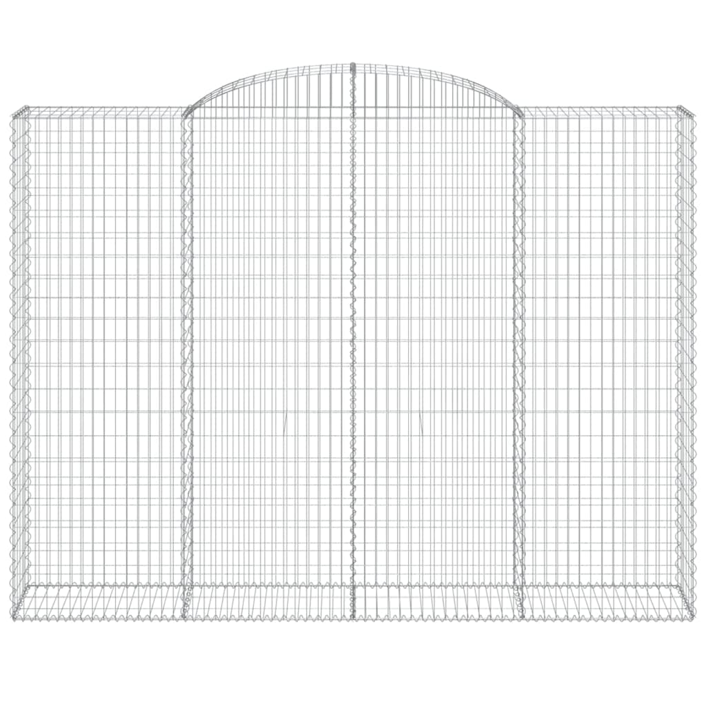 Arched Gabion Baskets Galvanised Iron