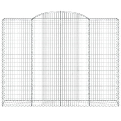 Arched Gabion Baskets Galvanised Iron