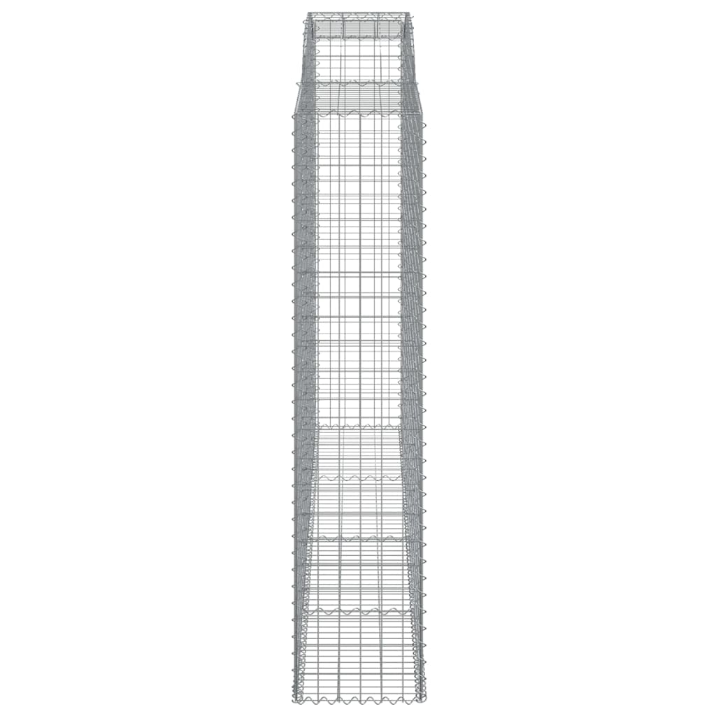 Arched Gabion Baskets Galvanised Iron