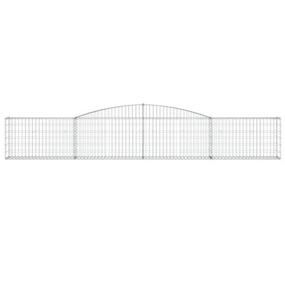 Arched Gabion Baskets Galvanised Iron