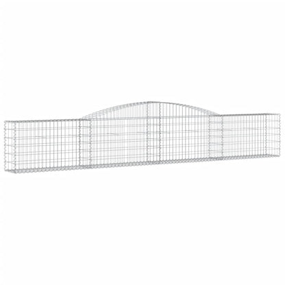 Arched Gabion Baskets Galvanised Iron 3 pcs 400 x 30 x 40/60 cm – 400 x 50 x 220/240 cm 400 x 30 x 60/80 cm