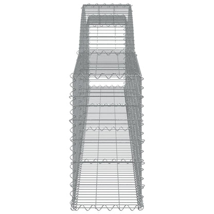 Arched Gabion Baskets Galvanised Iron 3 pcs 400 x 30 x 40/60 cm – 400 x 50 x 220/240 cm 400 x 30 x 60/80 cm