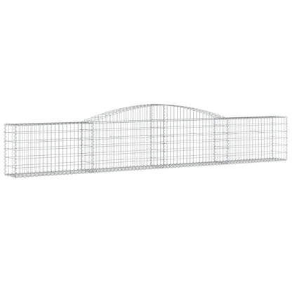 Arched Gabion Baskets Galvanised Iron 6 pcs 400 x 30 x 40/60 cm – 400 x 50 x 220/240 cm 400 x 30 x 60/80 cm