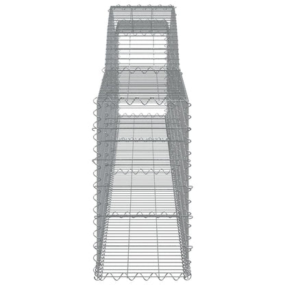 Arched Gabion Baskets Galvanised Iron 6 pcs 400 x 30 x 40/60 cm – 400 x 50 x 220/240 cm 400 x 30 x 60/80 cm