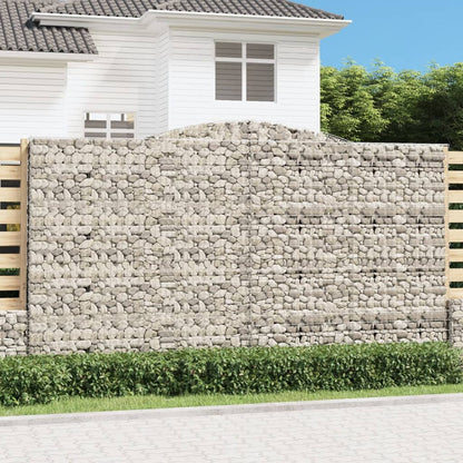 Arched Gabion Baskets Galvanised Iron