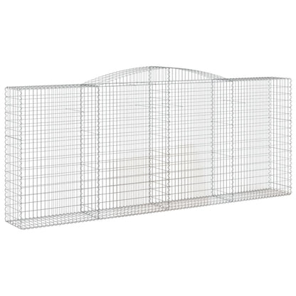 Arched Gabion Baskets Galvanised Iron 5 pcs 400 x 30 x 40/60 cm – 400 x 50 x 220/240 cm 400 x 50 x 160/180 cm