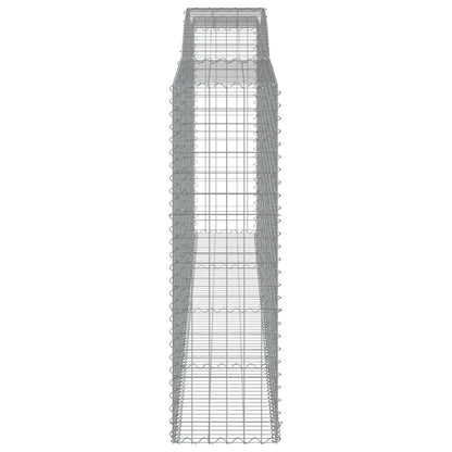 Arched Gabion Baskets Galvanised Iron 5 pcs 400 x 30 x 40/60 cm – 400 x 50 x 220/240 cm 400 x 50 x 160/180 cm