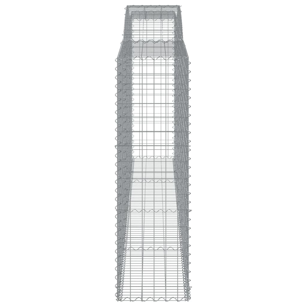 Arched Gabion Baskets Galvanised Iron 20 pcs 400 x 30 x 40/60 cm – 400 x 50 x 220/240 cm 400 x 50 x 160/180 cm