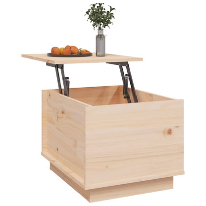 vidaXL Coffee Table 40x50x35 cm Solid Wood Pine 5