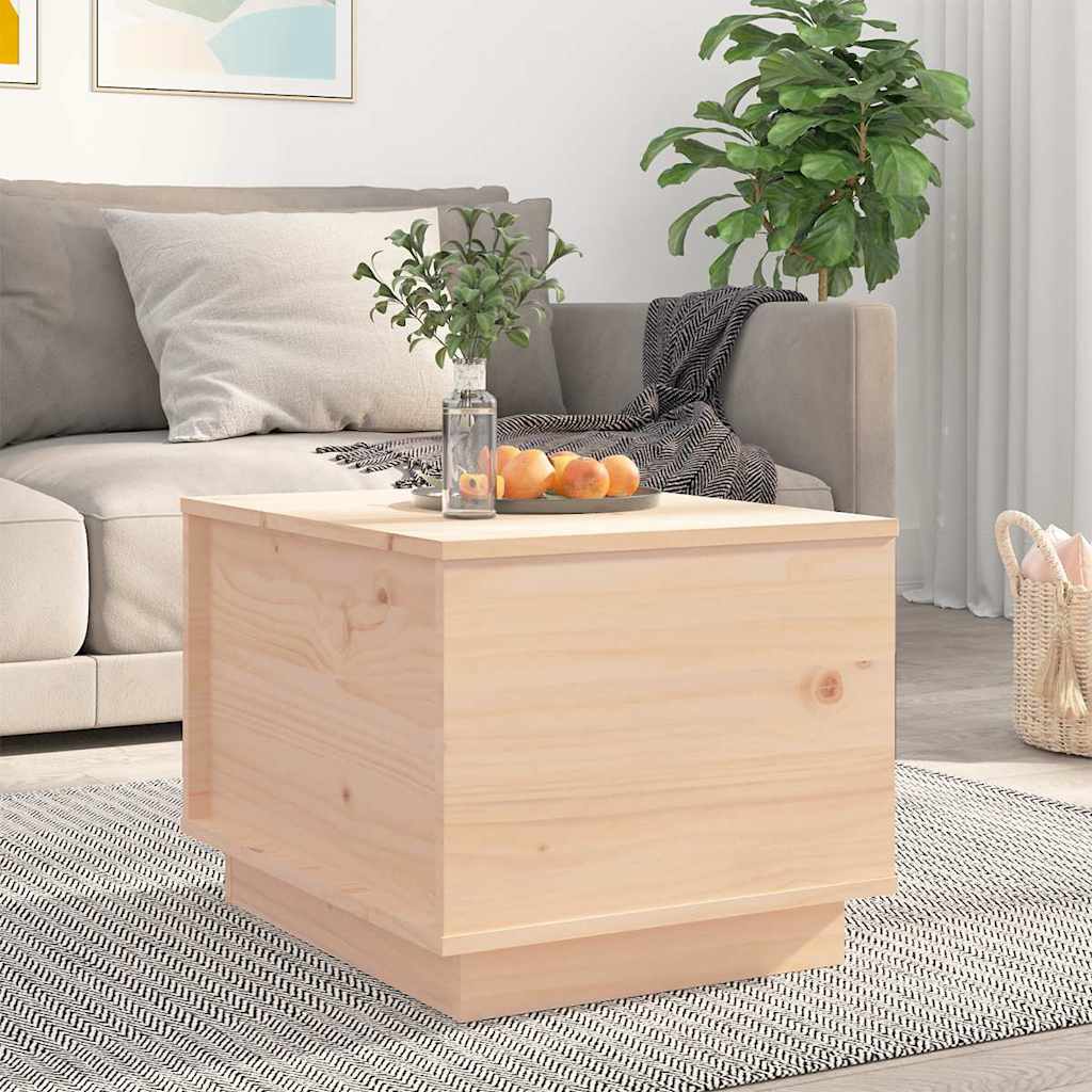 vidaXL Coffee Table 40x50x35 cm Solid Wood Pine 1