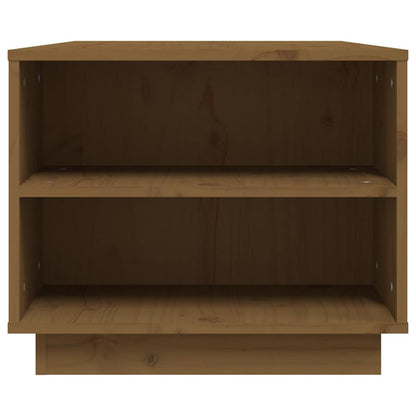 vidaXL Coffee Table | Honey Brown | Solid Pine Wood | Medium | Coffee Table 6