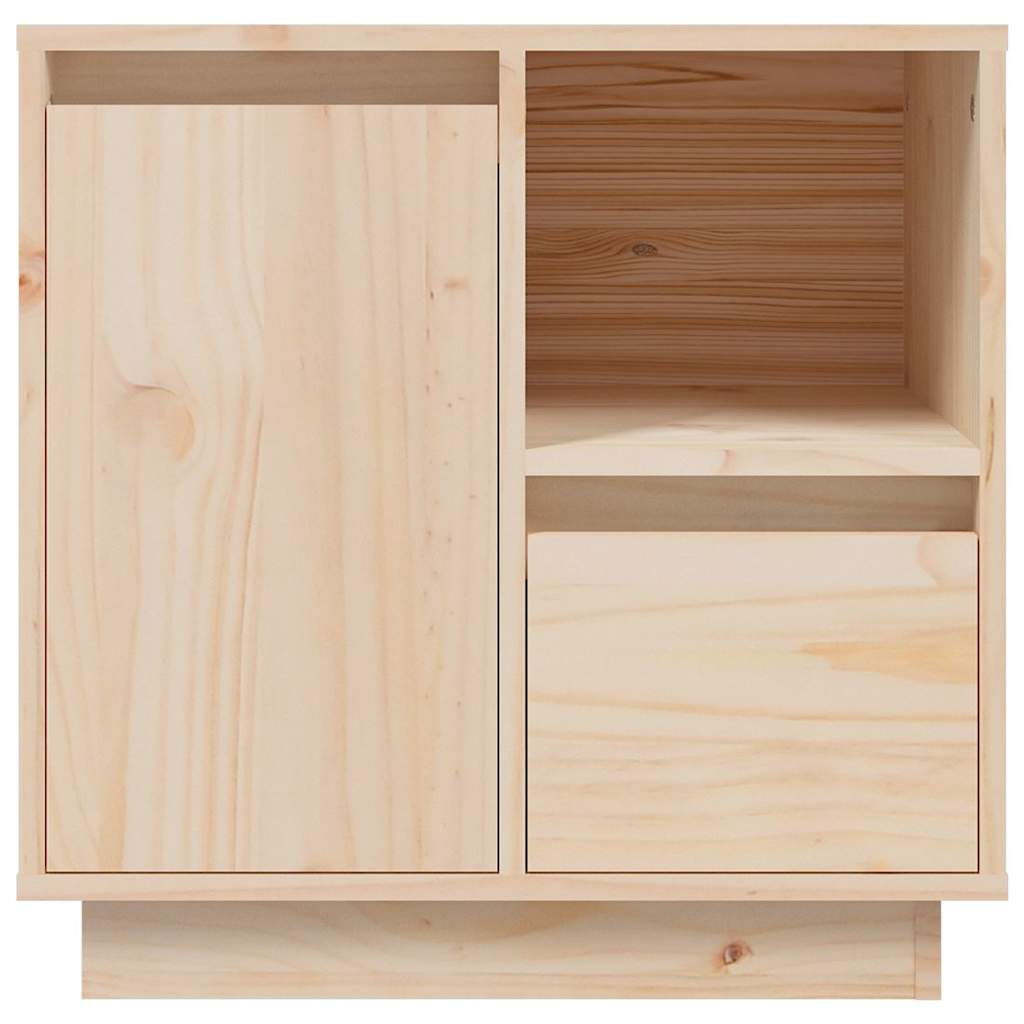 vidaXL Bedside Cabinet 50x34x50 cm Solid Wood Pine 6