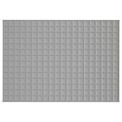 vidaXL Weighted Blanket Grey 138x200 cm Single 6 kg Fabric 3