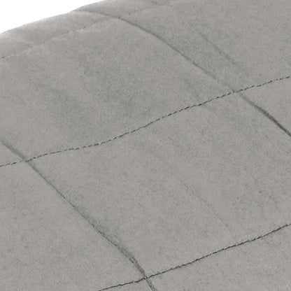 vidaXL Weighted Blanket Grey 200x200 cm 13 kg Fabric 4