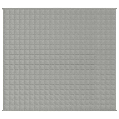 vidaXL Weighted Blanket Grey 200x225 cm 9 kg Fabric 3