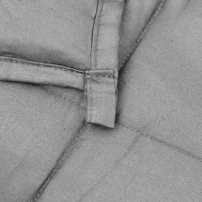 vidaXL Weighted Blanket Grey 200x225 cm 9 kg Fabric 5