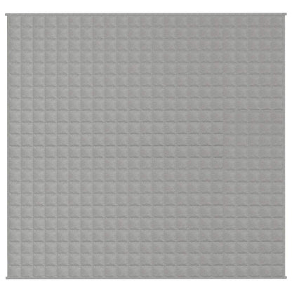 vidaXL Weighted Blanket Grey 220x235 cm King 11 kg Fabric 3