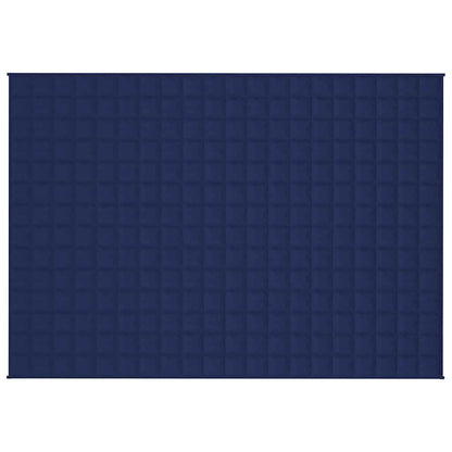 vidaXL Weighted Blanket Blue 138x200 cm Single 10 kg Fabric 3