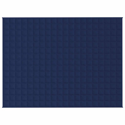 vidaXL Weighted Blanket Blue 150x200 cm 11 kg Fabric 3