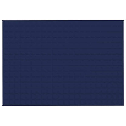 vidaXL Weighted Blanket Blue 155x220 cm 7 kg Fabric 3